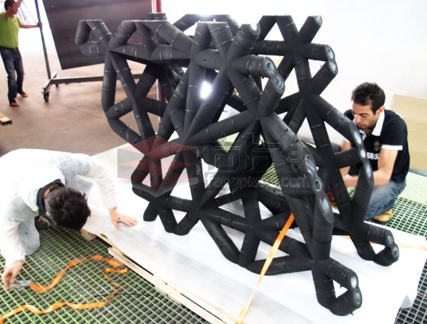 借助3D打印制作的超强水泥结构