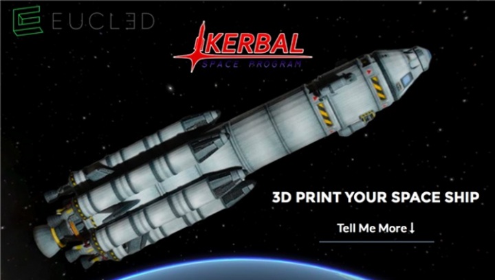 《坎巴拉太空计划》现在能3D打印飞船了！