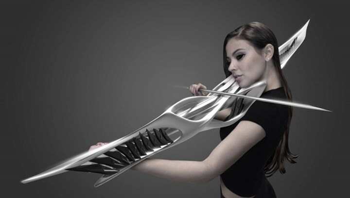 閃瞎！極富科幻色彩的3D打印樂(lè)器