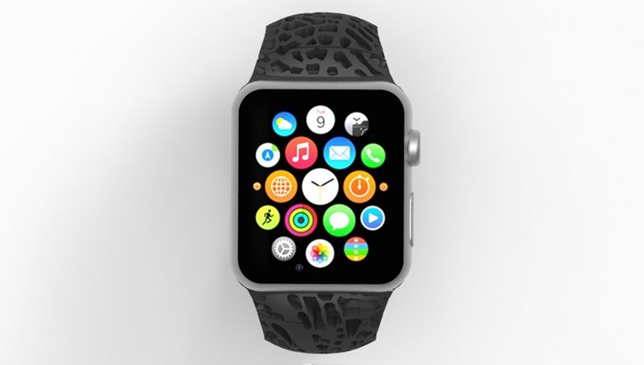 Apple Watch发布 3D Systems推3D打印表带