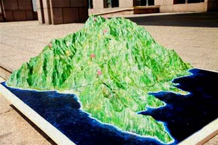 嶗山景區(qū)首次用3D打印山體模型 國內尚屬首次