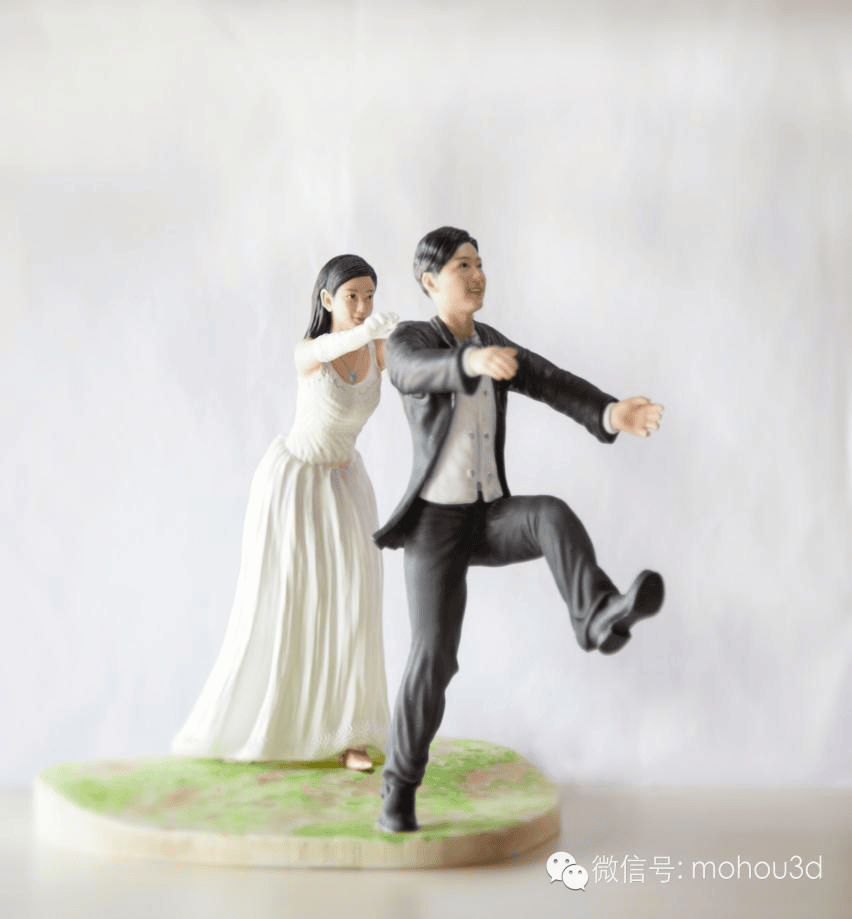 魔猴網(wǎng)3D打印結(jié)婚人偶：一生為你描眉