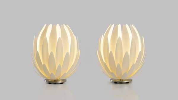 Lily Light：3	D打印蓮花燈，美出新高度（文末附模型下載）