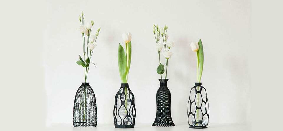 3D打印花瓶 廢舊塑料瓶新用途！