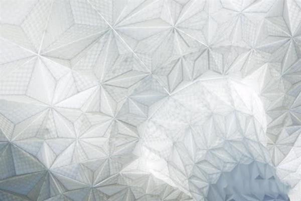 加拿大美發(fā)沙龍裝3米長3D打印燈具