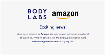 亞馬遜收購人體3D模型公司Body Labs，或改變時尚界