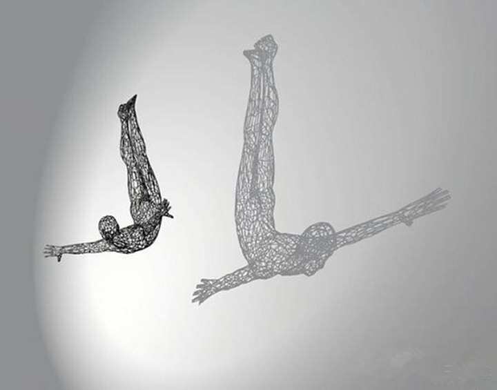 半固態(tài)，半陰影：Moto的3D打印線框雕塑