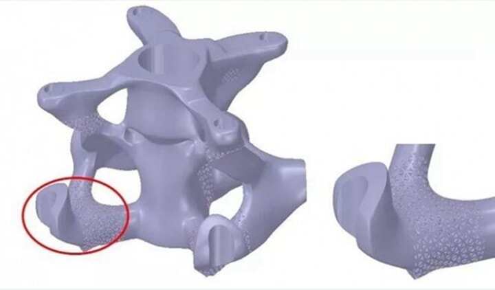 案例！看拓撲優(yōu)化與點陣填充怎樣實現(xiàn)輕量化