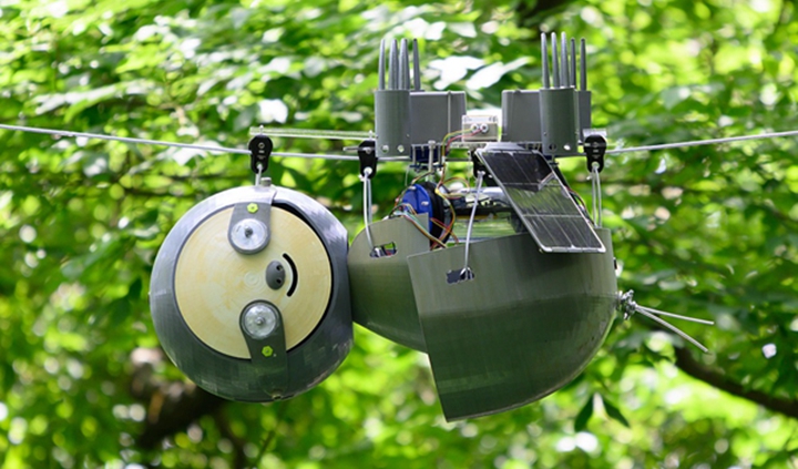 带有3D打印部件的懒人机器人正在保护亚特兰大植物园