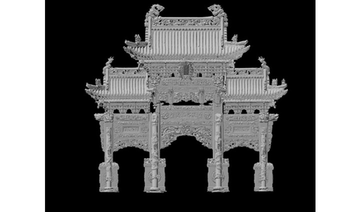 案例！3D打印技术保留五台山佛教寺庙拱门