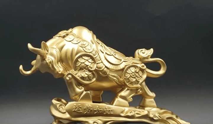 魔猴網(wǎng)3D打印視頻案例：金牛擺件