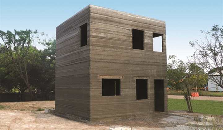 L＆T建筑公司在106小時內(nèi)完成了印度第一座兩層建筑的3D打印