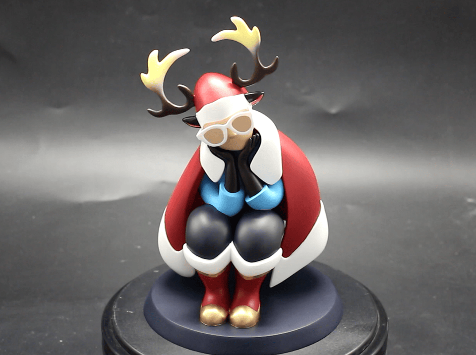 魔猴網(wǎng)3D打印案例：3D打印圣誕老人玩偶