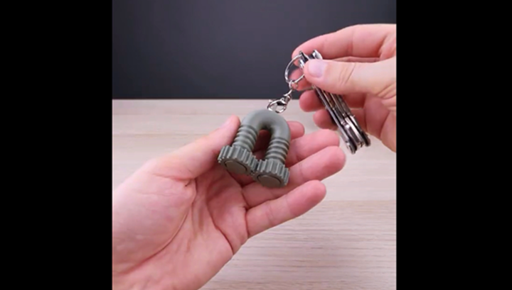 3D打印创意好物：螺丝钥匙扣