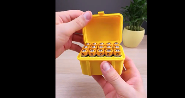 3D打印创意家居好物：电池收纳盒