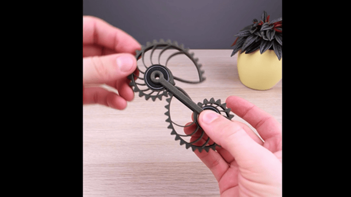 年度爆火3D打印玩具，鸚鵡齒輪旋轉(zhuǎn)減壓神器