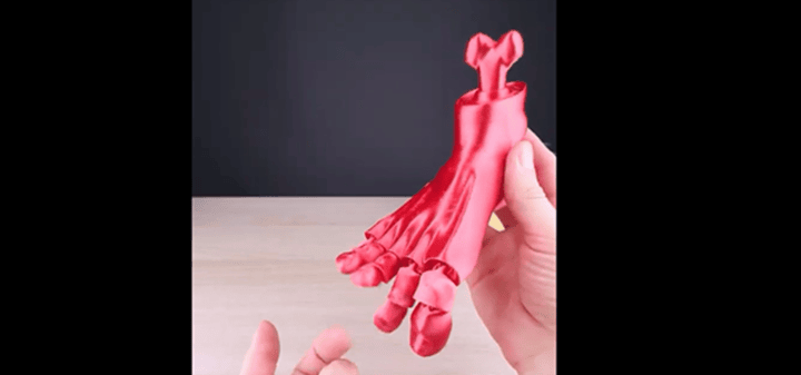 全腳趾可動，3D打印奇趣腳模型