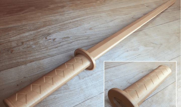 3D打印伸縮劍，把玩一件好玩具