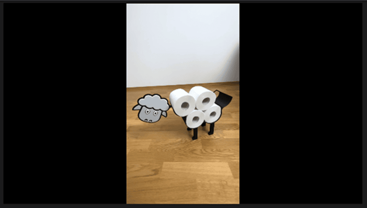 可愛(ài)感爆棚，必須入手的3D打印綿羊衛(wèi)生紙置物架