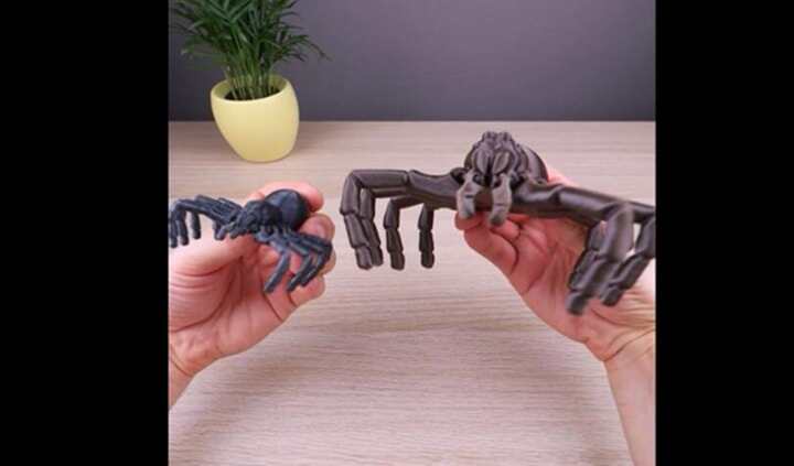 3D打印鉸鏈狼蛛