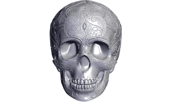 3D打印超精美頭骨