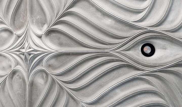 蘇黎世聯(lián)邦理工學(xué)院推出3D打印混凝土天花板藝術(shù)品