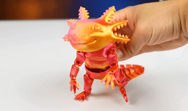3D打印彩色小动物创意模型