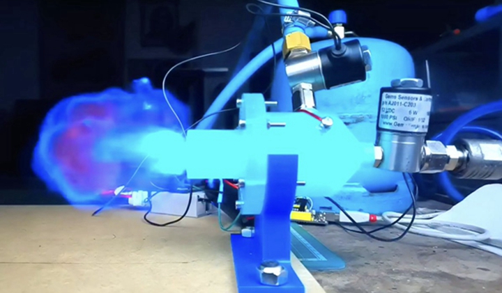 3D打印樹脂脈沖噴氣發動機功能原型