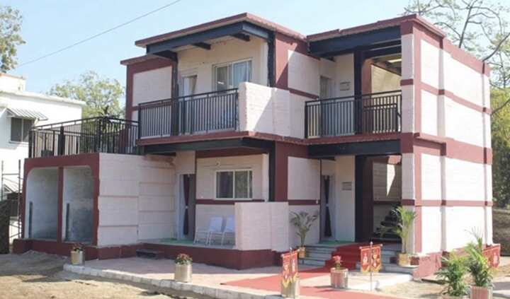 工期僅12周，3D打印雙層士兵住宅