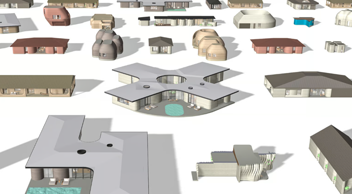从 3D 可打印房屋目录中选择您的梦想家园