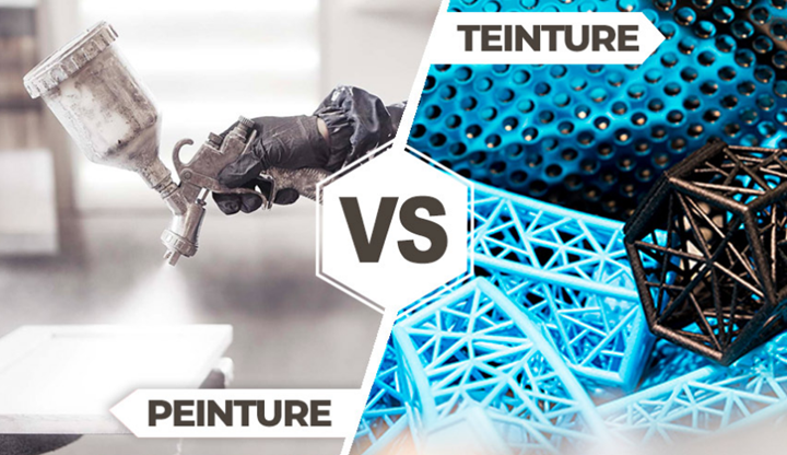 噴漆與染色：3D打印應該選擇哪種著色方法？