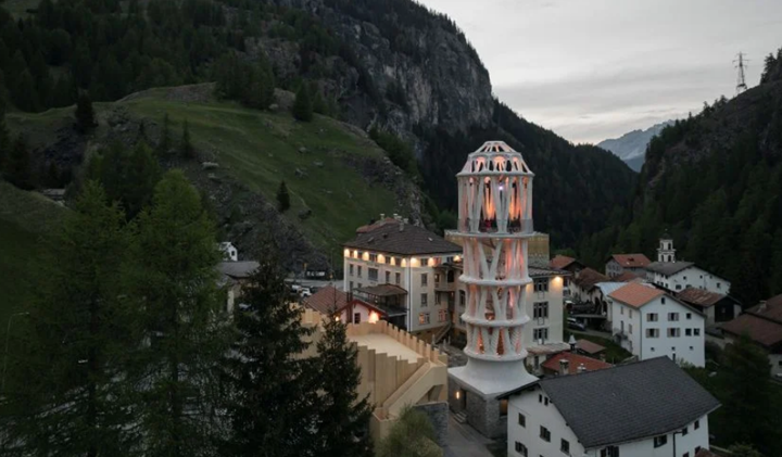 世界上最大的3D打印建筑白塔終于竣工