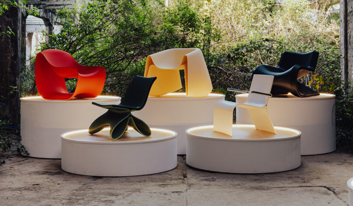 Decibel在米蘭設(shè)計(jì)周的PORTAL展覽上展示大型3D打印