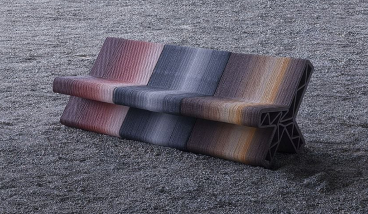 利用建筑垃圾3D打印的街道家具 - 圖片