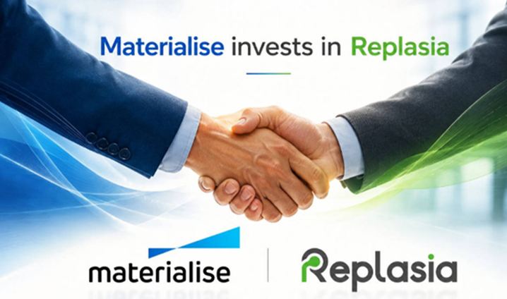 比利时3D打印巨头Materialise注资初创企业Replasia，加速布局3D打印髋关节保髋技术