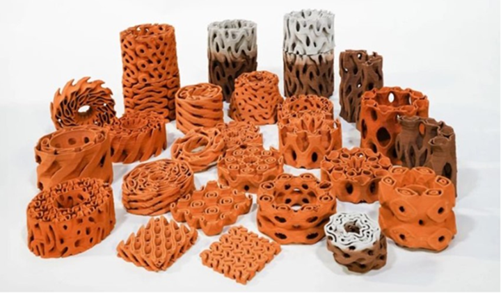 Minimal Matter使用粘土3D打印工艺探索仿生建筑方式,可随着时间推移融入环境