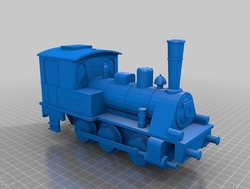 火车头3D模型